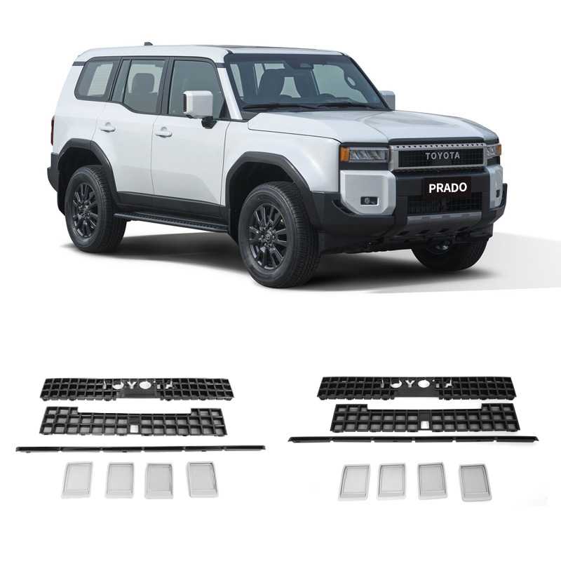 Suitable for 24-25 Prado insect-proof nets, new Toyota overbearing LC250 mid-grid water tank modification accessories and supplies