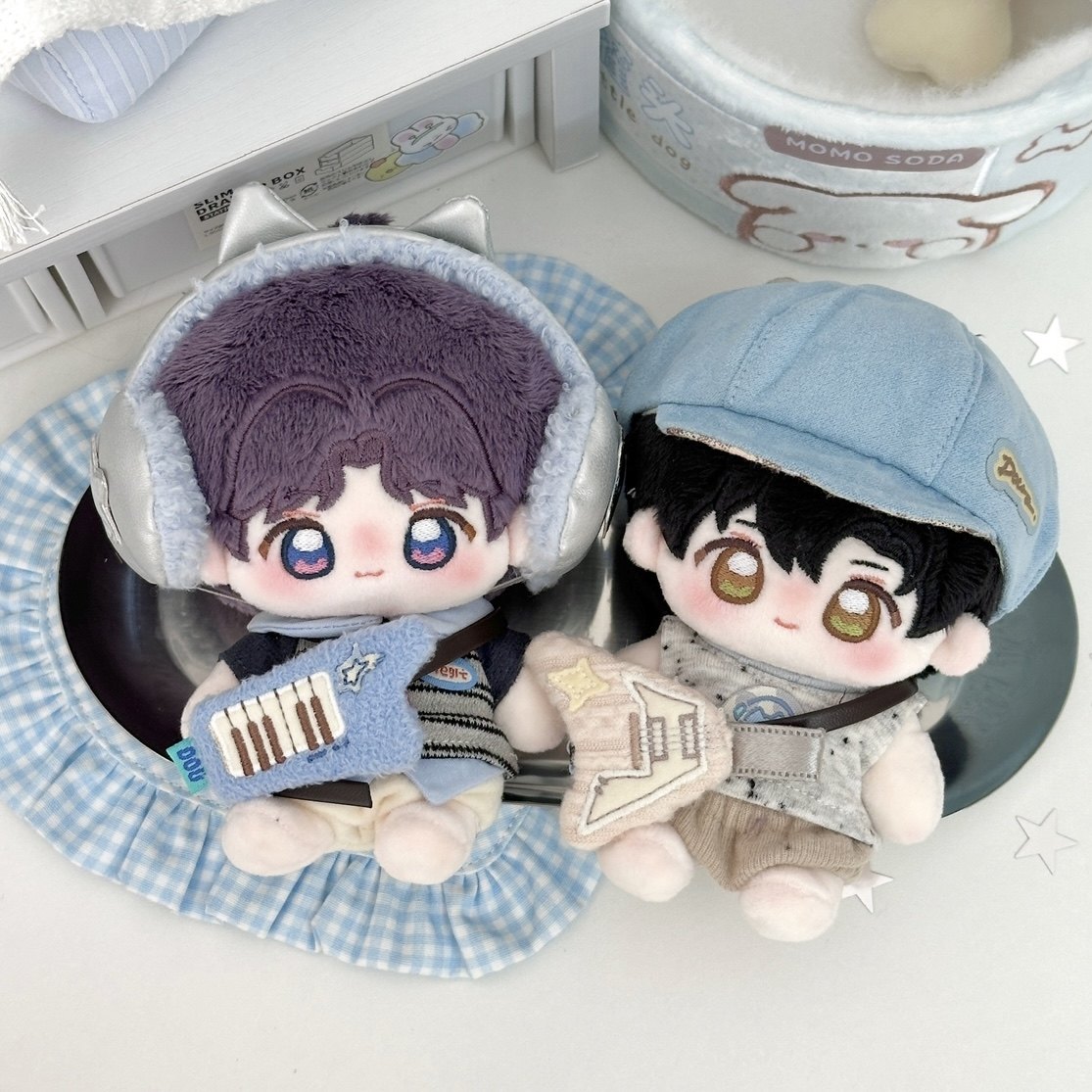 Love and Deepspace Fan-Made 3.94 in Embroidered Plush Dolls