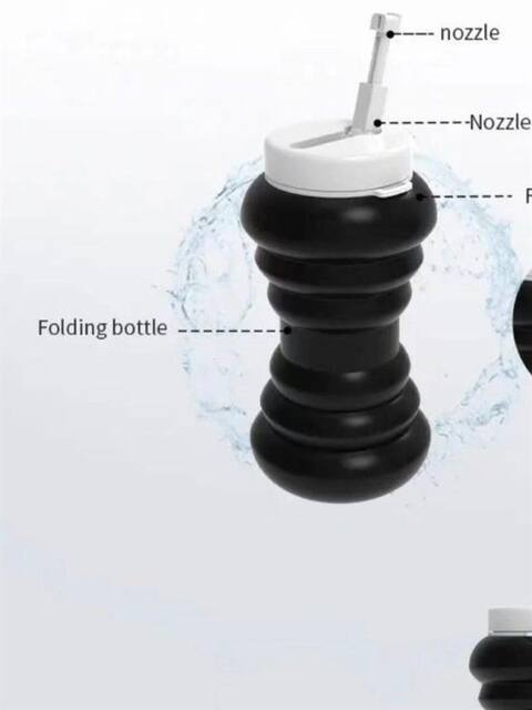 600ml Portable Bidet Handheld Cleaner Foldable Silicone Feminine Wash Portable Handheld Cleaning Device