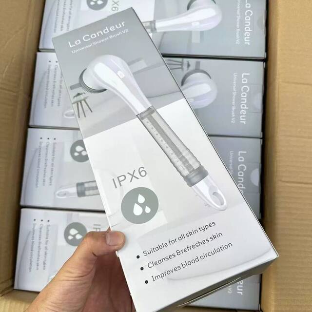 Back Scrubber That Doesn'T Require Anyone Else's Help, Four Brush Heads, Fully Washable, Ipx6 Waterproof Electric Bath Brush, Scrubbing Cleaning Brush, Shower Brush