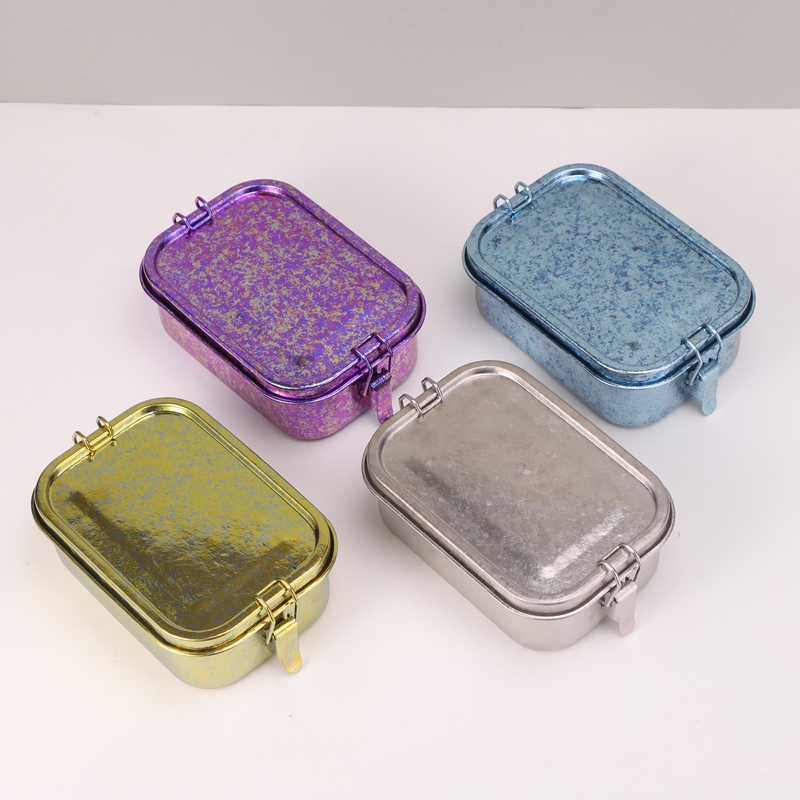 Anguang Pure Titanium Lunch Box Sealed Camping Lunch Box Student Lunch Box Picnic Box Portable Tableware