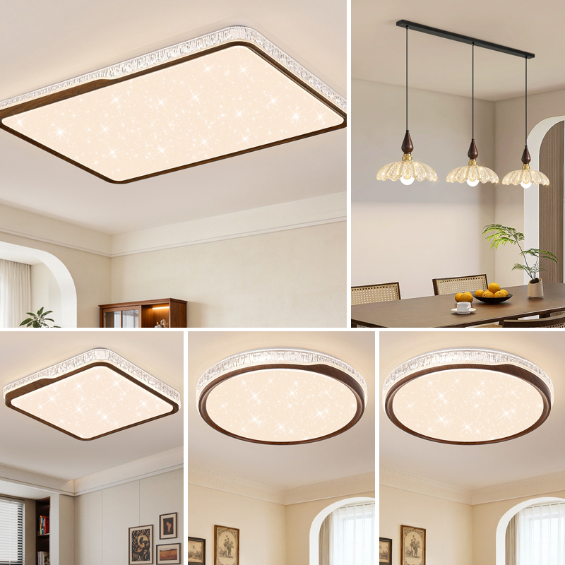 Vintage-Style Living Room Main Light 2026 New Model Light Luxury High-End French Ceiling Lamp Zhongshan Whole House Package Set Vintage-Style Living Room Main Light 2026 New Model Light Luxury High-End French Ceiling Lamp Zhongshan Whole House Package Set