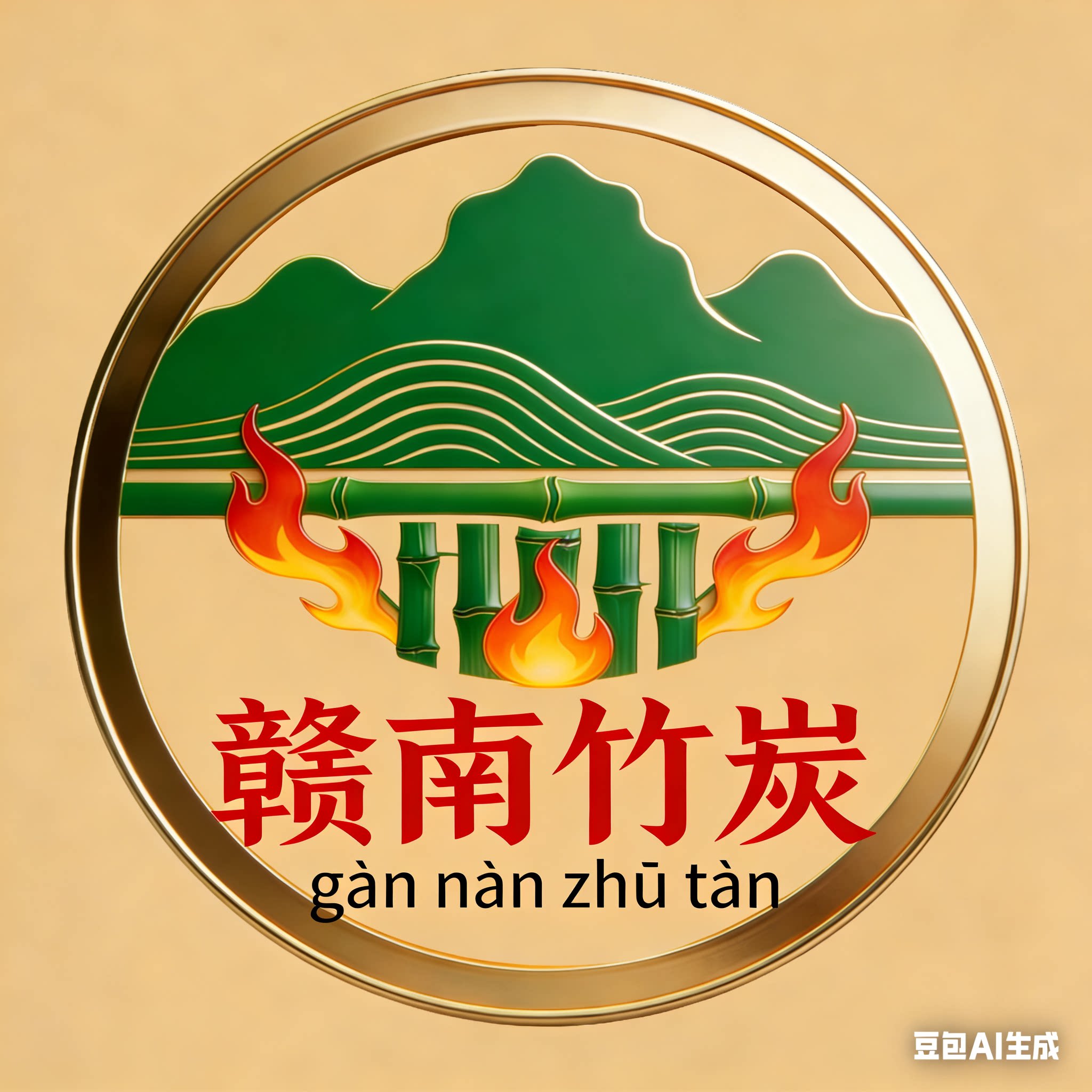 赣南竹炭工厂企业店的LOGO