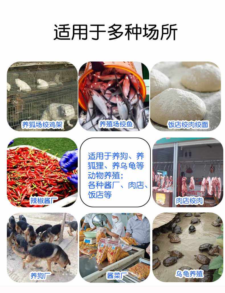 Райс мельница 32商用电动绞肉机绞鸡架机碎骨绞辣椒机糍粑机喂狗家用鸡架搅碎机