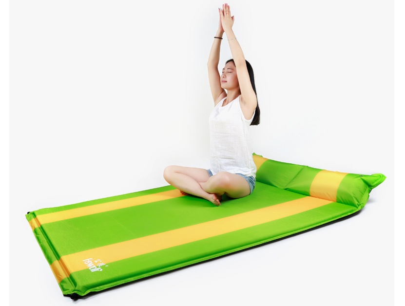 Nam sói thảm ngoài trời dày 5cm đệm không khí đôi có thể được khâu đệm tự động bơm hơi - Thảm chống ẩm / Mat / Gối chieu ngu van phong