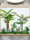 Simulated Green Plants for Landscaping, High-End Indoor Green Plant Decoration, Fake Trees for Staircases, Shopping Mall Window Decoration, Green Plant Landscaping