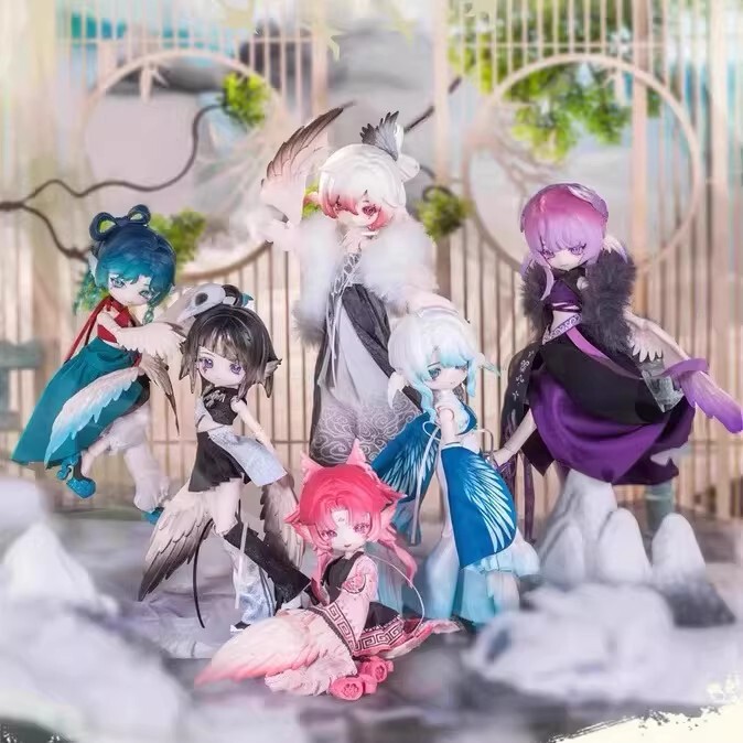 Authentic Penny's Treasure Box Lulu Ya Yunyu Pavilion Series Movable Figure Blind Box Bjd Doll Birthday Gift for Girls