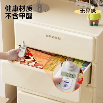 Baby supplies storage rack multi-layer baby feeding table storage cabinet i bedroom newborn children's drawer storage cabinet