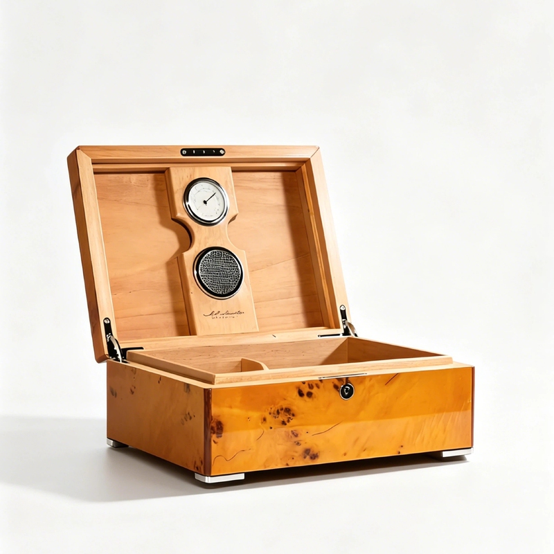 Daiwood Cedar Wood Humidifying Cigar Box, Aging and Maturing Cigar Box, Large Capacity Cigar Cabinet, Drying and Maintenance Box Daiwood Cedar Wood Humidifying Cigar Box, Aging and Maturing Cigar Box, Large Capacity Cigar Cabinet, Drying and Maintenance Box