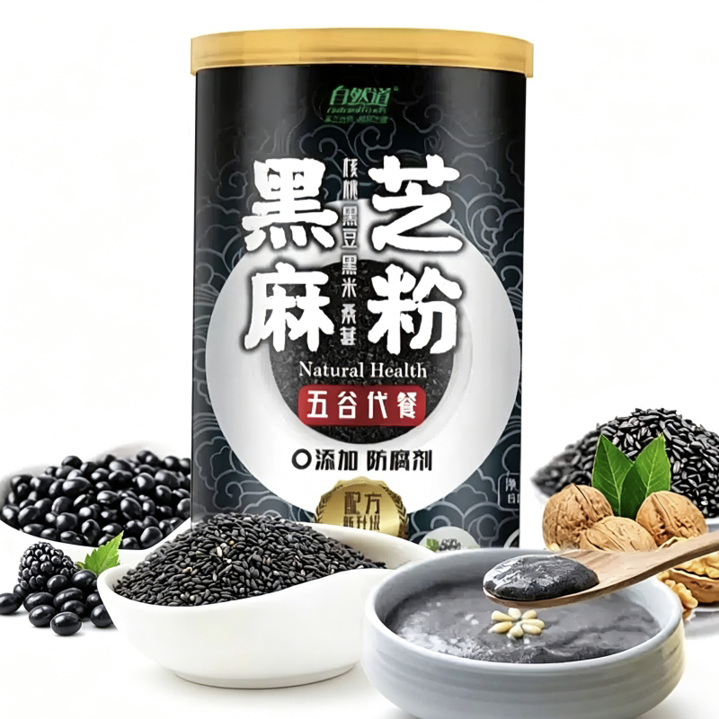 【自然道】两桶黑芝麻糊！共1200g！