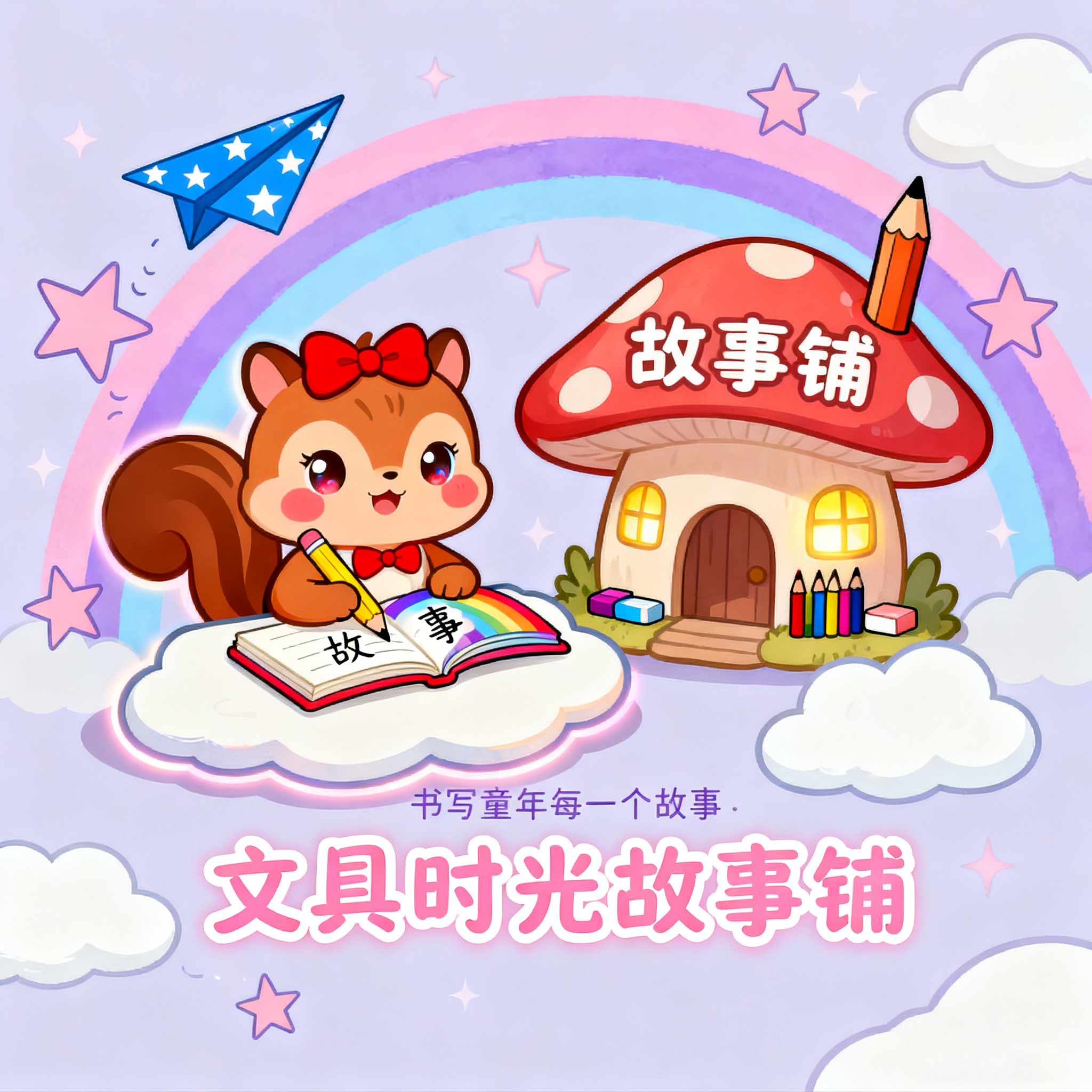 文具时光故事铺的LOGO