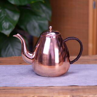 Olla de lavado de adoración de cobre puro, olla para sostener, botella de agua, tetera, botella tang, olla tang, botella tang hui hui, botella de sopa pura grande y pequeña