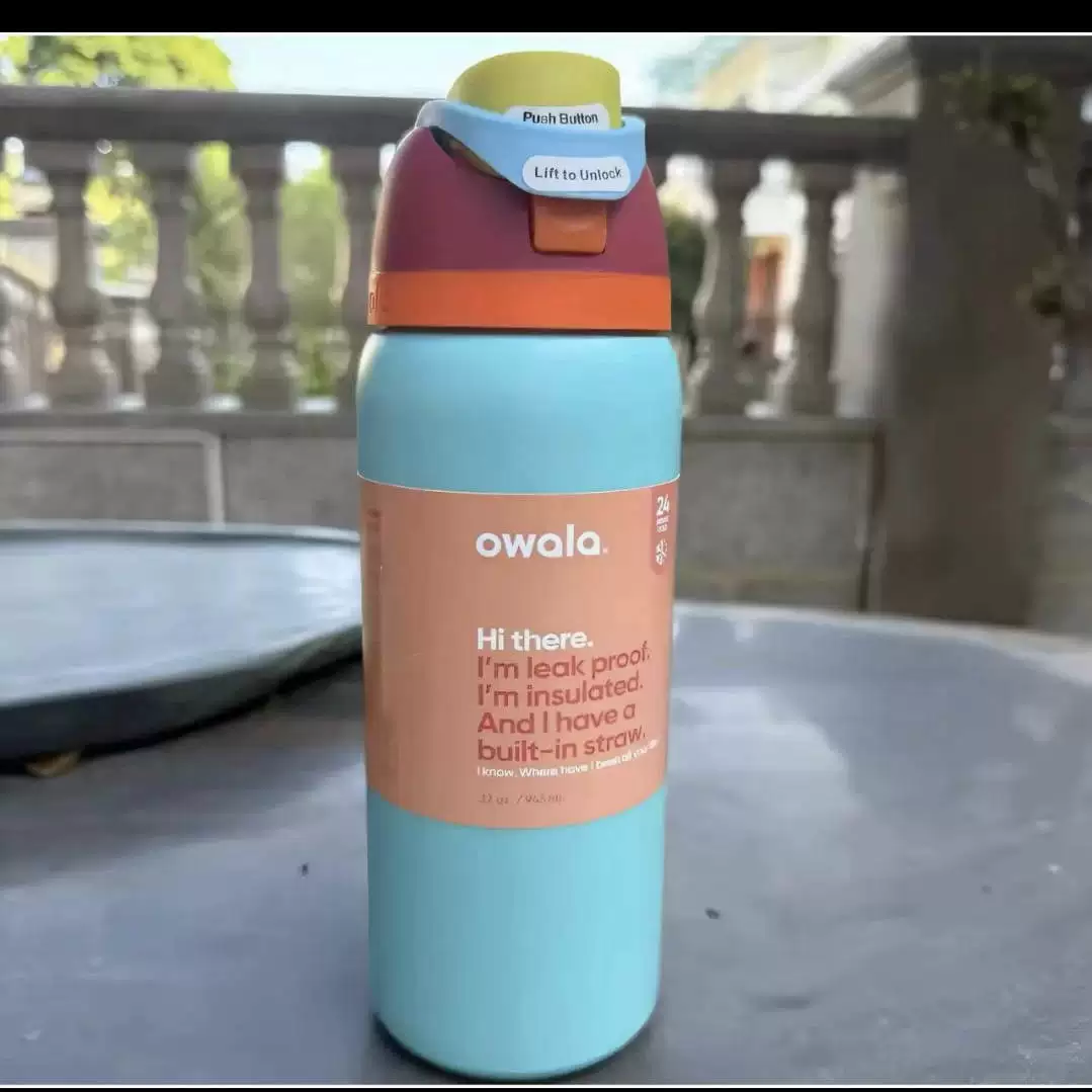 Термос Owala Kitty ограниченная серия FreeSip двойной напиток спортивная водяная чашка большой емкости трубка портативная чашка