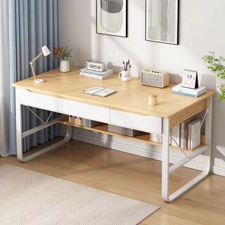 Desktop computer desk home simple modern office desk workbench simple student desk with drawer writing desk