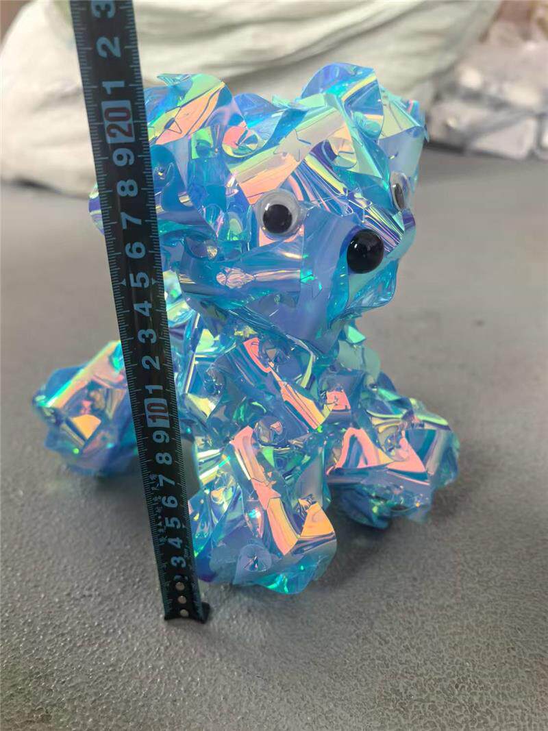 Китайский фонарик 国庆节3d立体动物炫彩镭射手提花灯材料片儿童手工diy灯笼摆摊