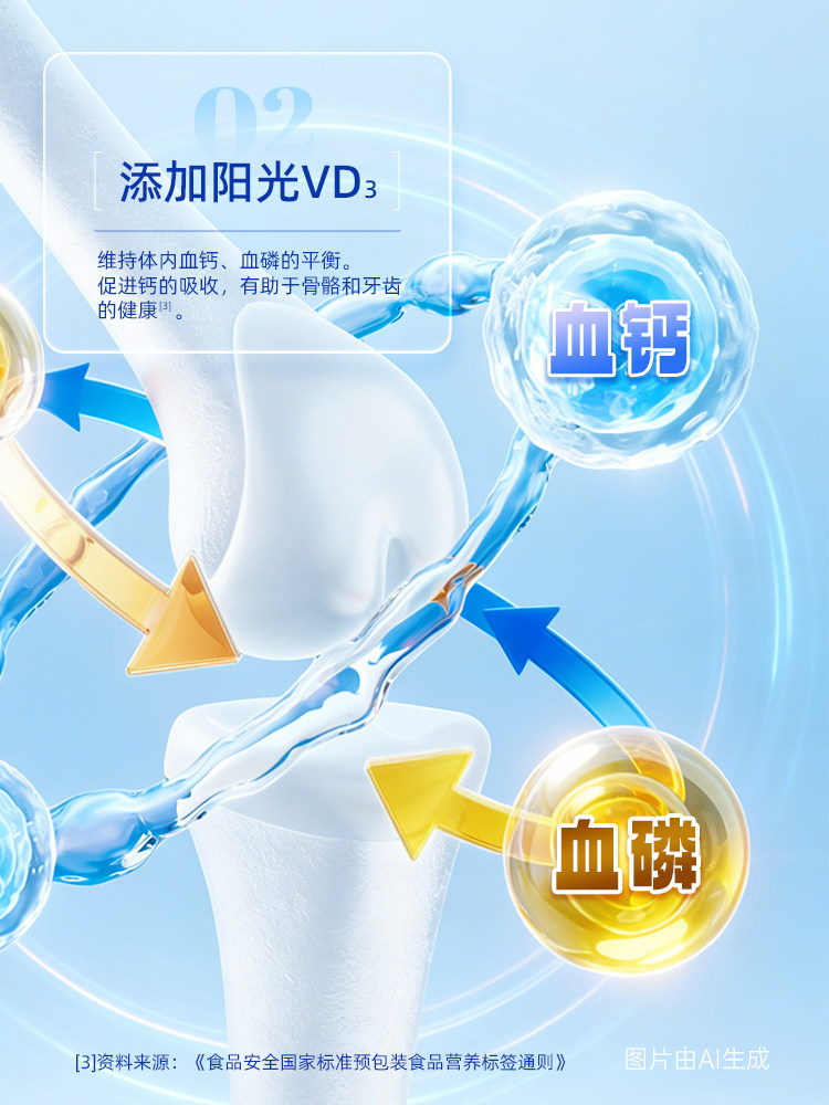 Neptune Premium Brand Calcium Vitamin D Chewable Tablets 135g Calcium Supplement Tablets for Middle-Aged and Elderly, Height Growth for Teenagers, Milk-Flavored for Children