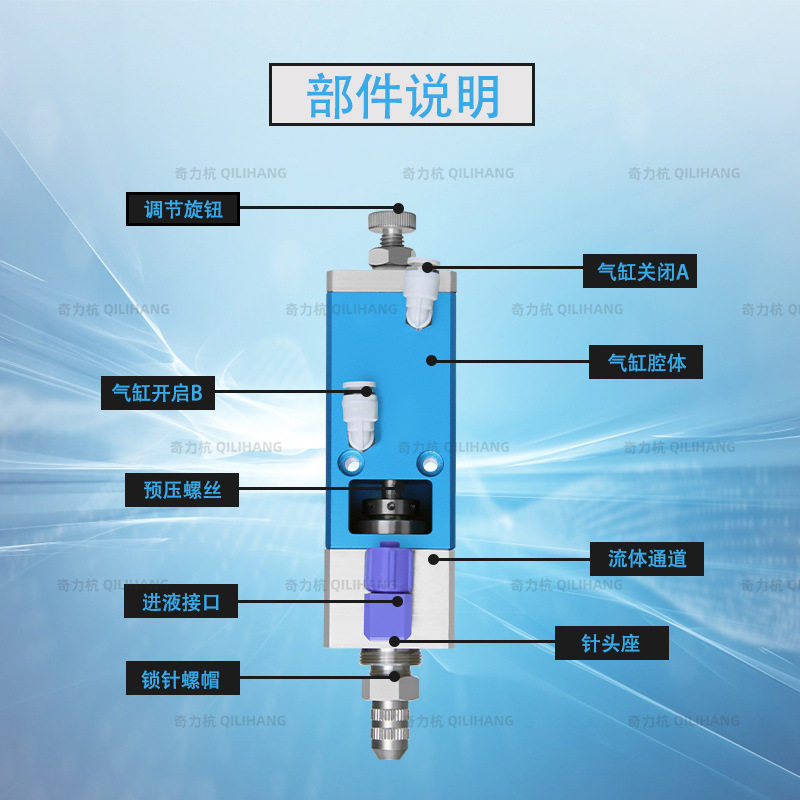 什么是大流量顶针式点胶阀QLH21D？它适合哪些应用场景？