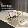 German Bathtub Storage Rack, Retractable Multi-Functional Bathroom Bath Rack, Stainless Steel Mobile Phone Holder Tray