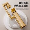 German Fine-Copper Washbasin Faucet with Hot and Cold Water for Bathroom Vanity Sink, Universal Mechanical Arm