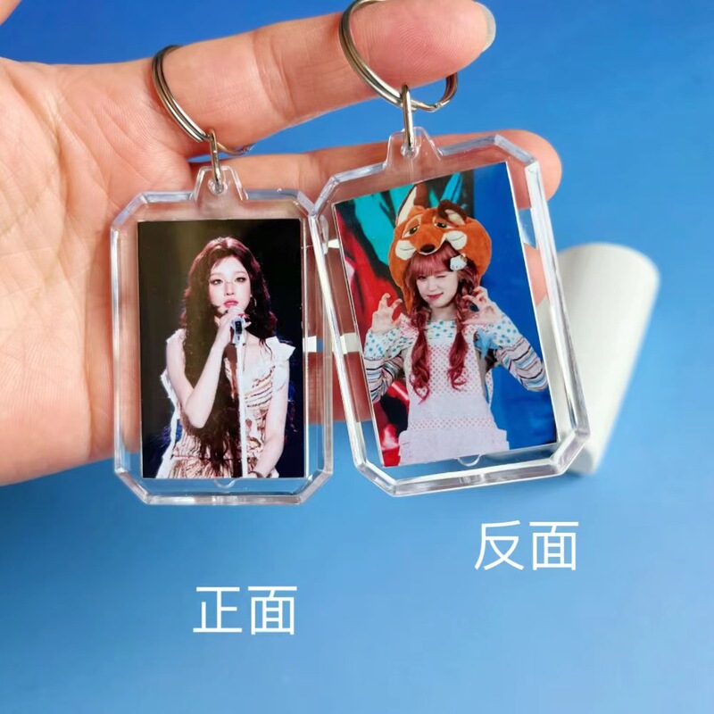 Song Yuqi's Merchandise: High-Quality Double-Sided Photo Acrylic Backpack Keychain Pendant Keyring Accessory Song Yuqi's Merchandise: High-Quality Double-Sided Photo Acrylic Backpack Keychain Pendant Keyring Accessory