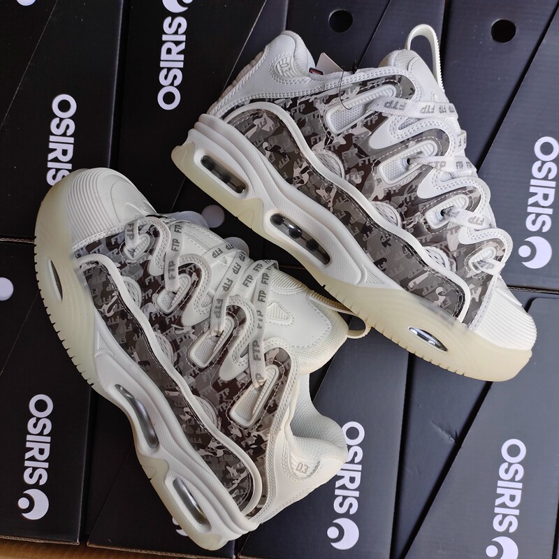 Camouflage Osiris Skateboard Shoes Ftp Collaboration Model D3 Reflective Air Cushion Sports Comfortable Bmx Street Dance Chunky Sneakers Dc Camouflage Osiris Skateboard Shoes Ftp Collaboration Model D3 Reflective Air Cushion Sports Comfortable Bmx Street Dance Chunky Sneakers Dc