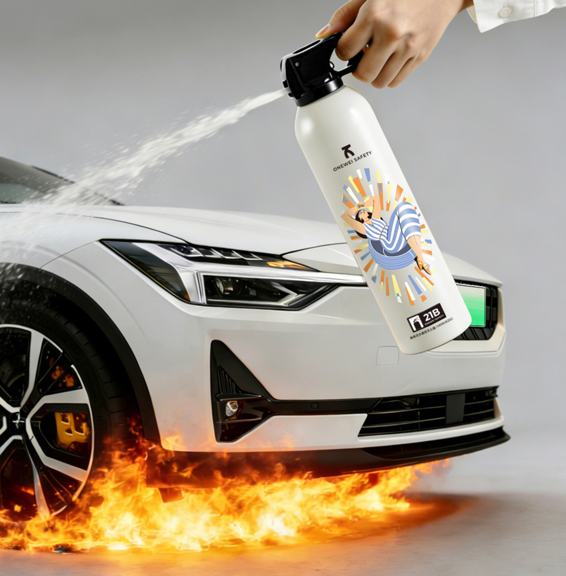 Огнетушитель автомобильный ONEWEI SAFETY MSWJ620C (1 шт)