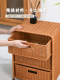 Imitation Rattan Drawer-Type Storage Cabinet Bedroom Bedside Table Multi-Layer Storage Cabinet Home Living Room Storage and Organization Storage Cabinet