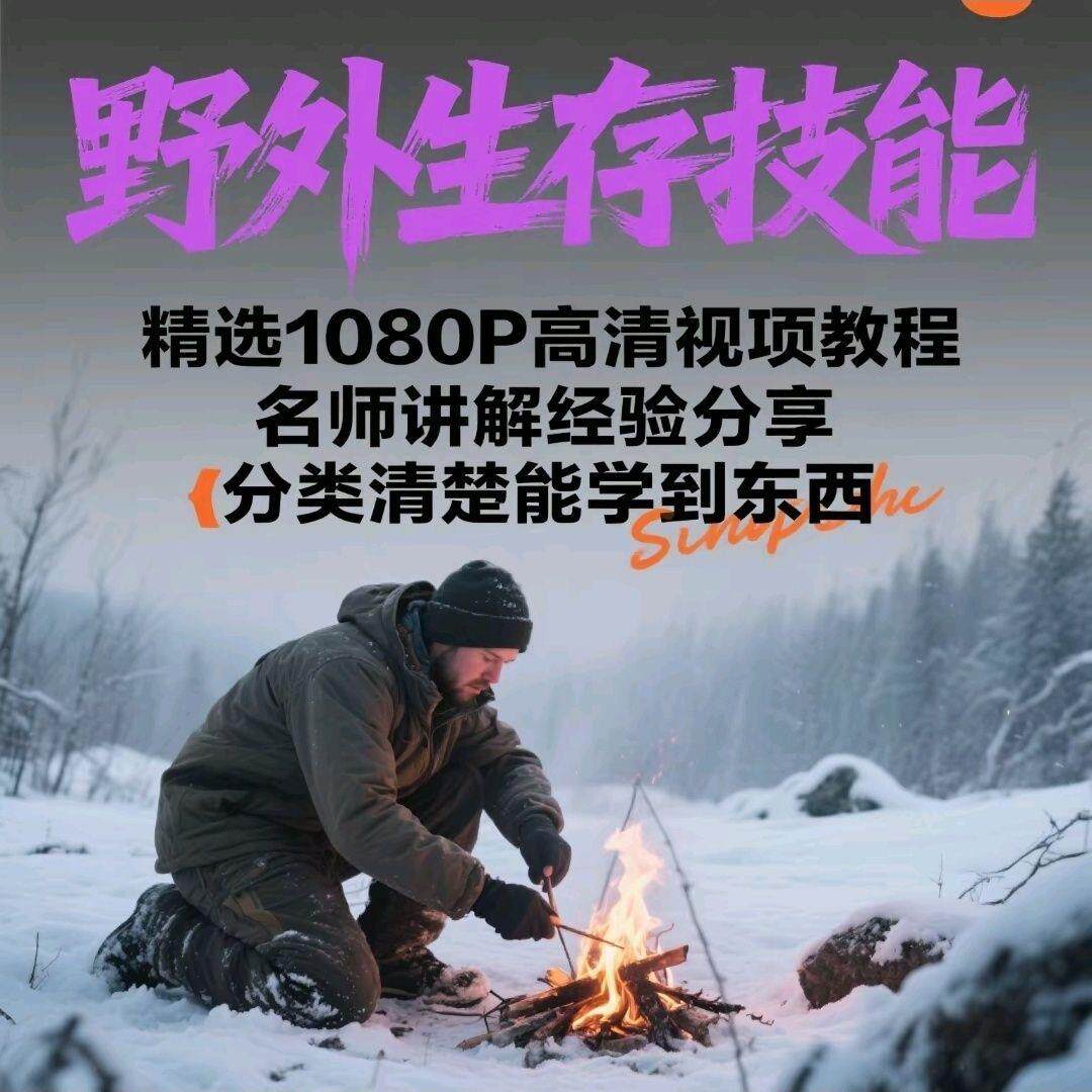 图片[2]-野外生存知识技能培训教程-户外运动小学野外急救求生影片文件资料【电商热销991】-暗冰资源网