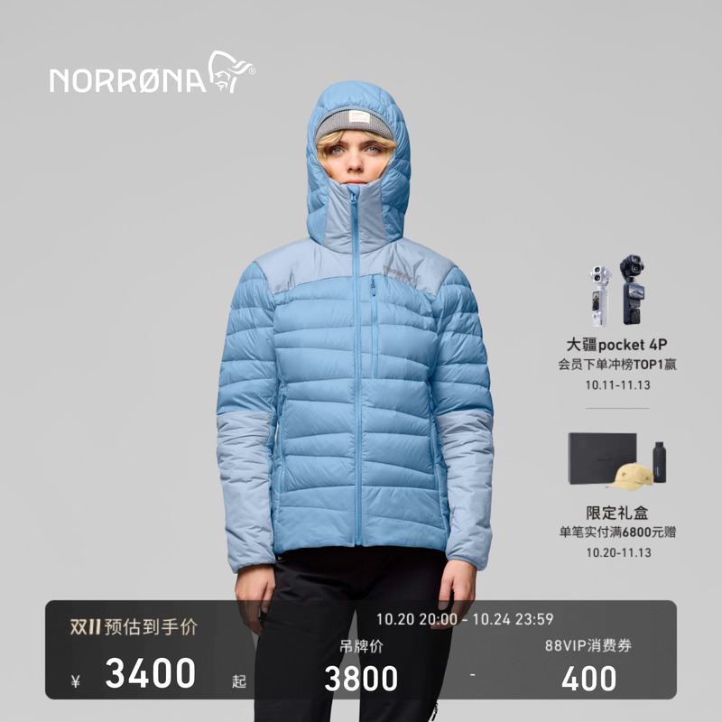 【New Product】Norrona Falketind Women's Mountaineering Outdoor 750 Fill Power Warm down Jacket