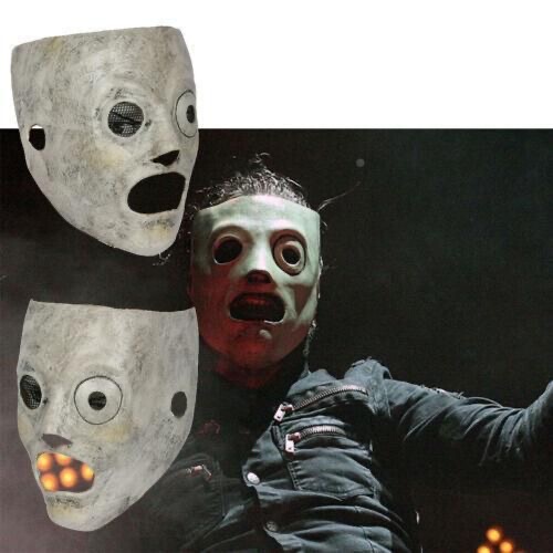 Horror Halloween Slipknot Latex Ghost Mask Adult Funny Party Bar Makeup Props Clown Cosplay