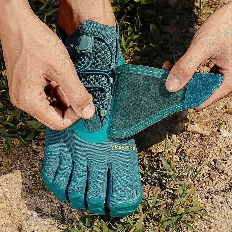Vranfish Five-Finger Shoes, New Summer Thin Barefoot Shoes for Men and Women, Outdoor Hiking Split-Toe Shoes, Indoor Squat Shoes