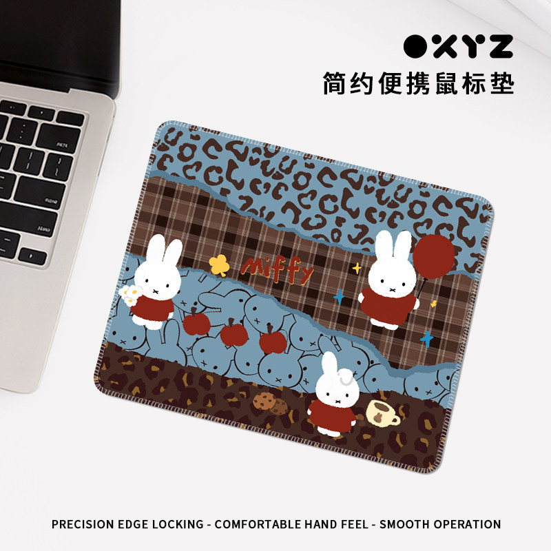 OXYZ милый кролик Миффи креативный коврик для мыши Офисный стол настольный резиновый коврик для мыши в общежитии
