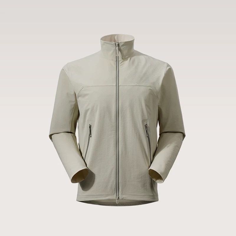 【With Label Small Stone Design】New Spring and Autumn M8 Men's Stand Collar Soft Shell Windproof Waterproof Wear-Resistant Jacket