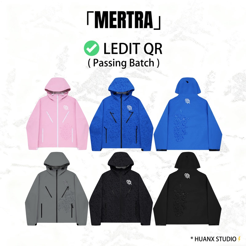Mertra Water Reactive Shell Jacket「Water Soluble Hard Shell Jacket」