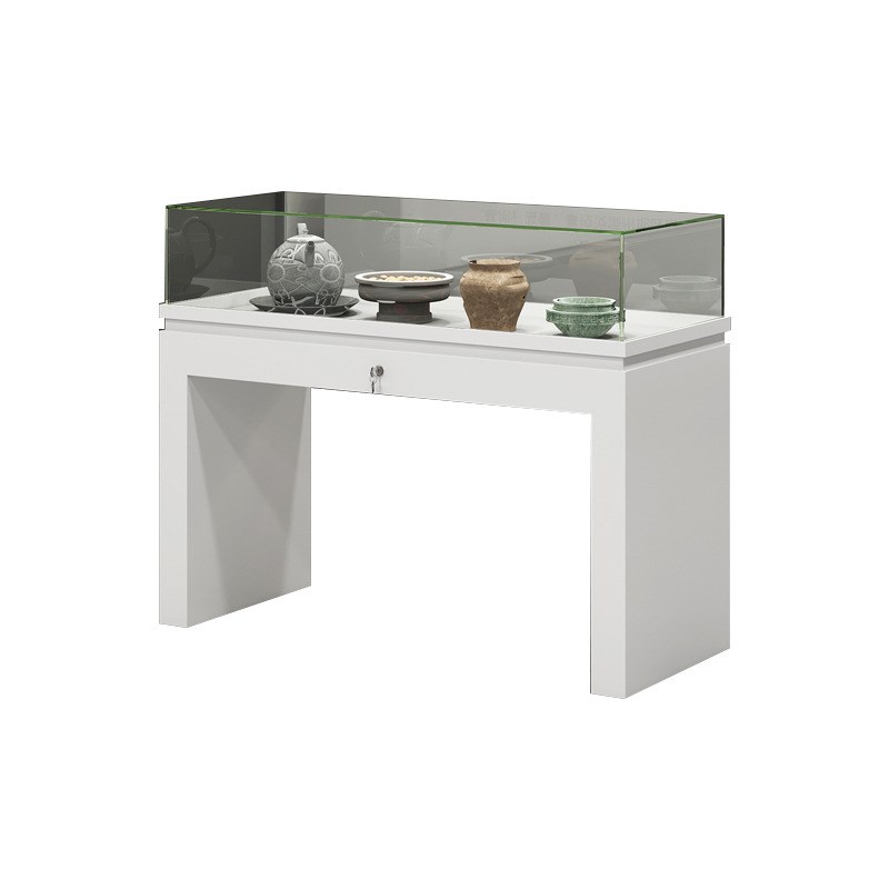 Paint hydraulic glass display cabinet museum booth cultural relics antique calligraphy and painting display cabinet corporate exhibition hall display cabinet