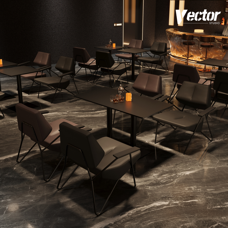 Bar Tables and Chairs, Coffee Shop, Milk Tea Shop, Lounge Area, Sofa, Light Bar, Dark Style Black Single-Person Meeting Booth Bar Tables and Chairs, Coffee Shop, Milk Tea Shop, Lounge Area, Sofa, Light Bar, Dark Style Black Single-Person Meeting Booth