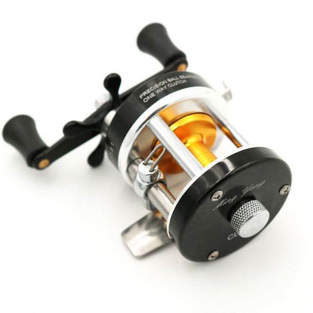 Mingyang Cl25 Drum Reel for Micro-Fishing, Deep-Line Spool, Metal Frame, Long-Distance Casting Lure Reel, Mingyang Cl25 Micro-Fishing Drum Reel