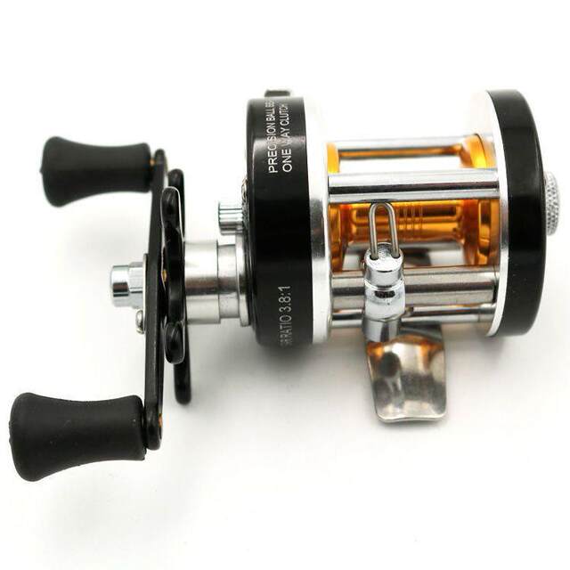 Mingyang Cl25 Drum Reel for Micro-Fishing, Deep-Line Spool, Metal Frame, Long-Distance Casting Lure Reel, Mingyang Cl25 Micro-Fishing Drum Reel