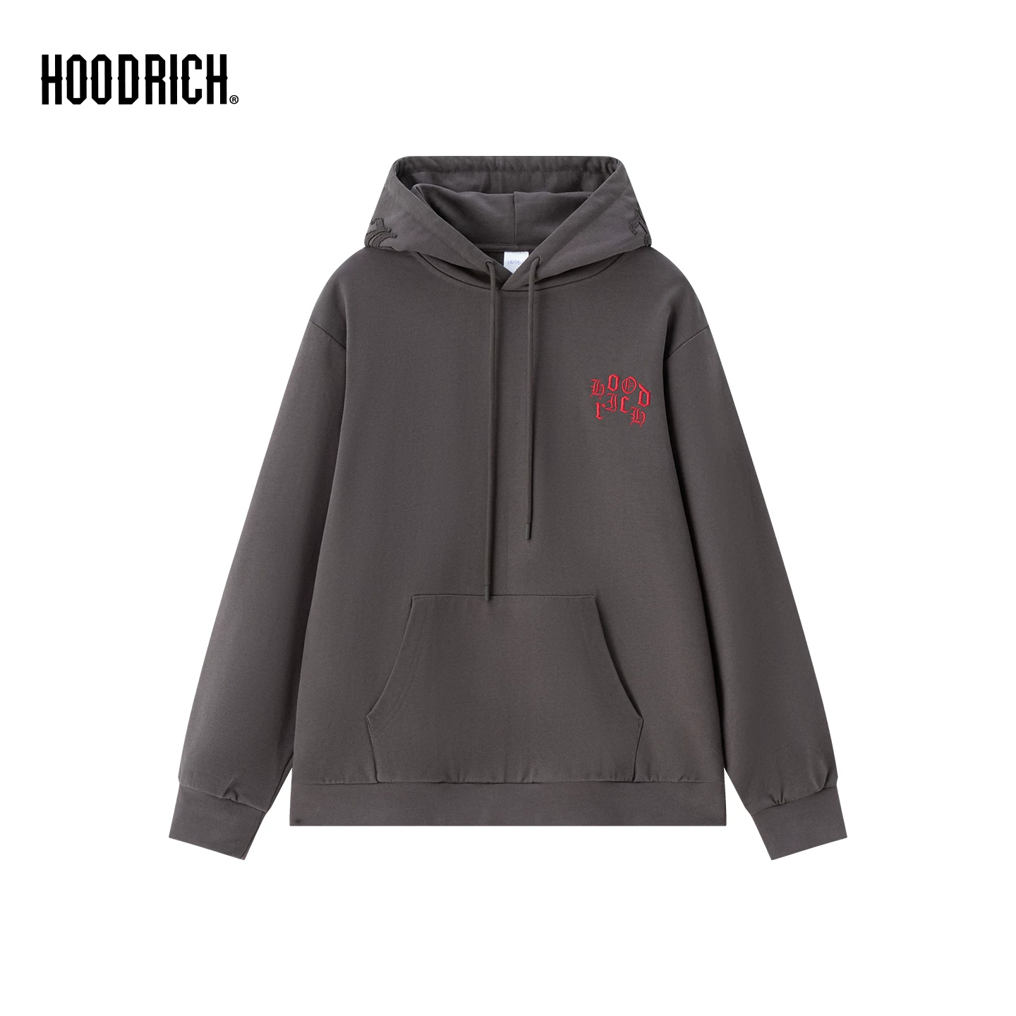 Тренд HOODRICH осень худи, спортивная мужская кардиган с капюшоном, шнурок, вышивка