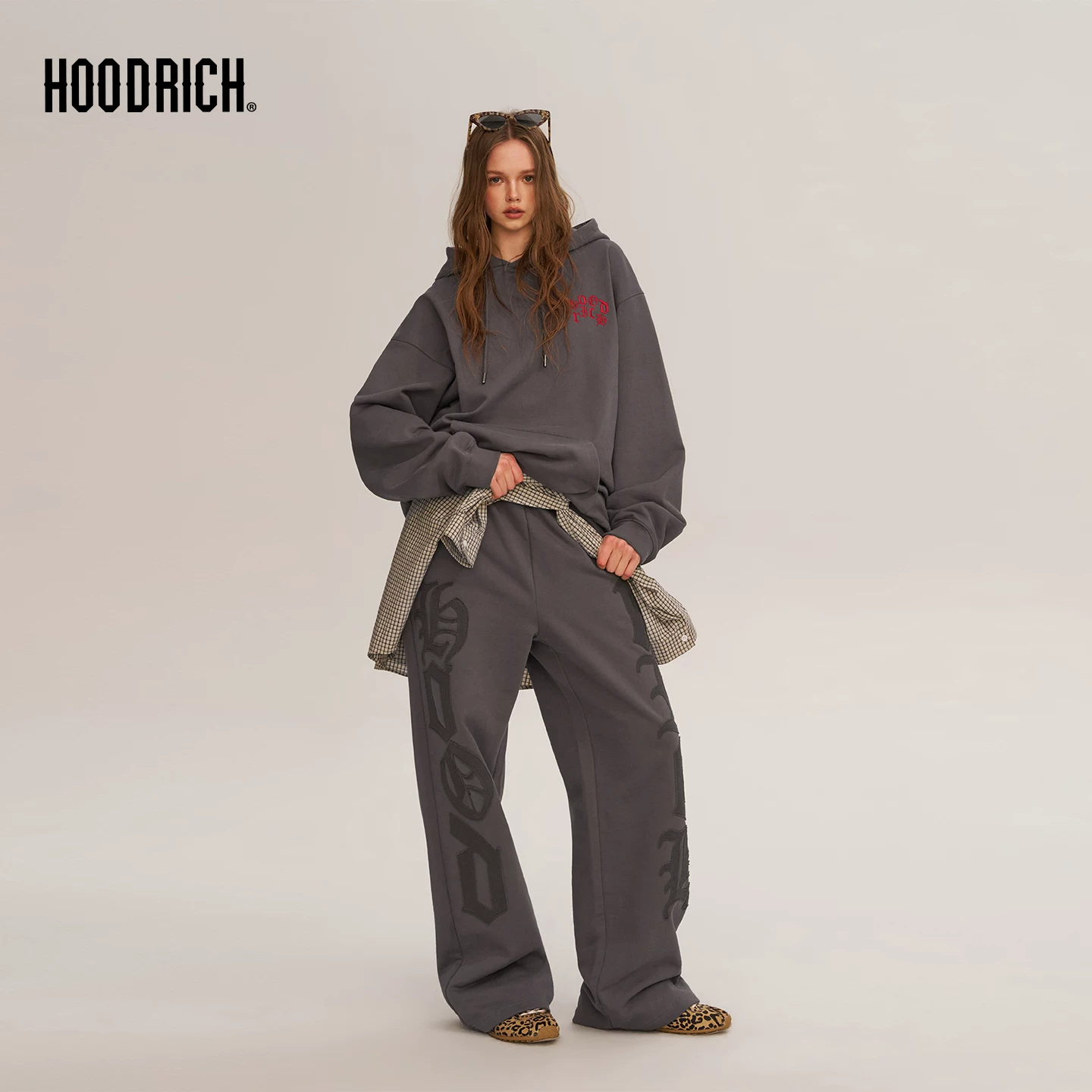 Тренд HOODRICH осень худи, спортивная мужская кардиган с капюшоном, шнурок, вышивка