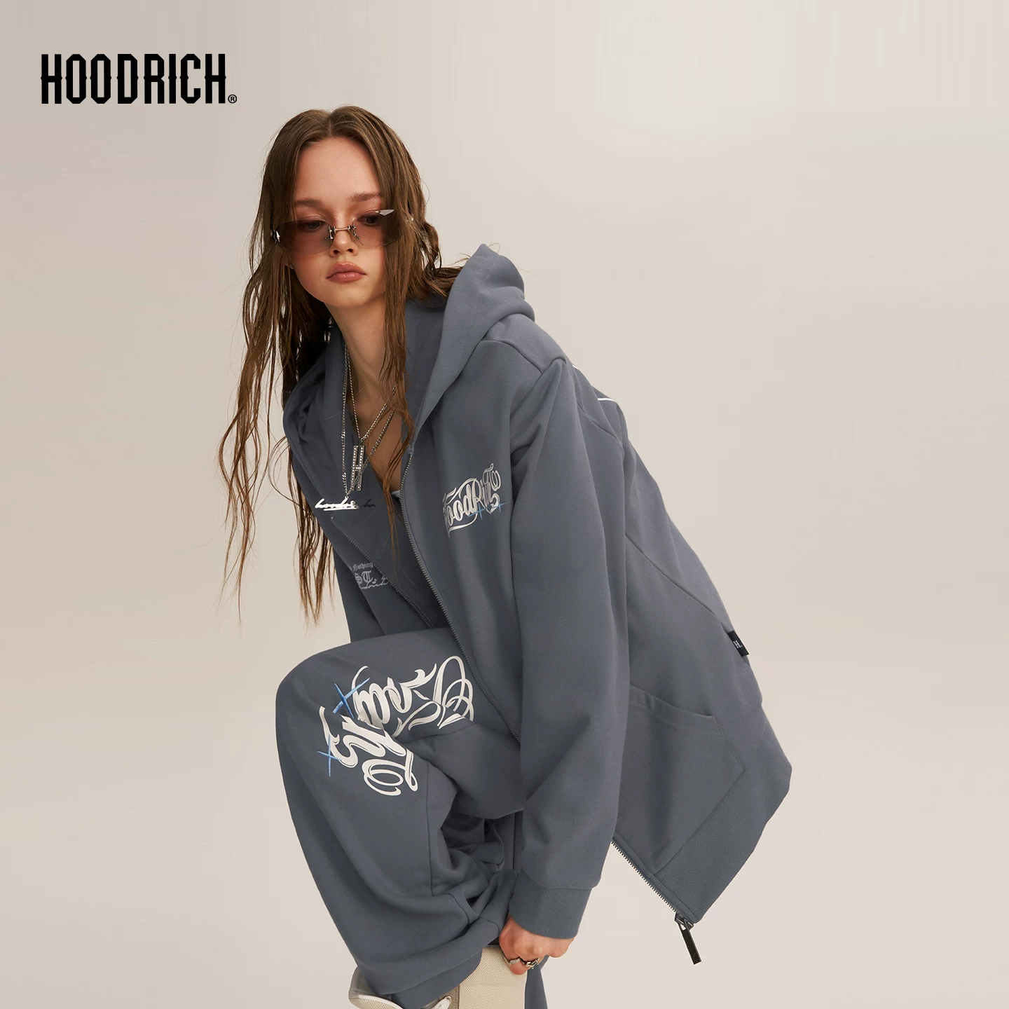 ХУДРИТС HOODY, модный мужской свитшот с вышивкой