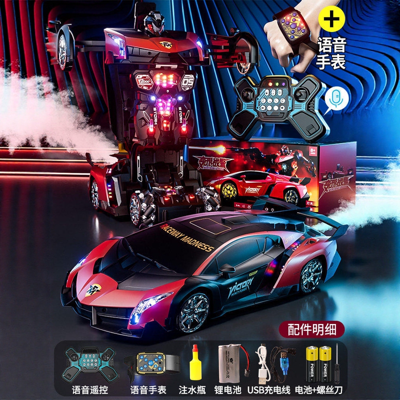 Children's Transforming Remote Control Car Gesture-Sensing Drift Robot Transformer Children's Day Gift Boy Toy Remote Control Car