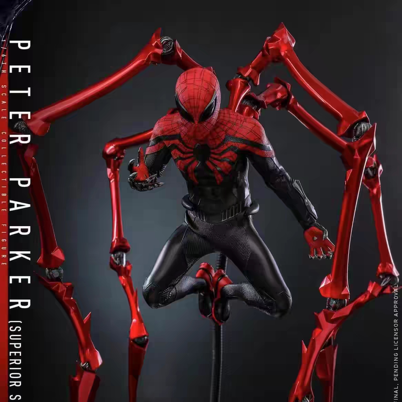 Golden Claw Spider-Man Marvel Series Action Figure Trendy Model Ornament Gift Full Body Articulated Action Figure New Year Gift for Men