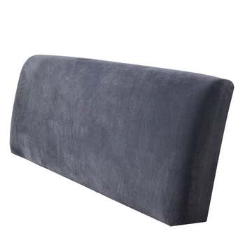 Eq4f velvet full-inclusive elastic bed head cover solid color fabric leather bed wooden bed 1.51.8 meters home fabric Eq4f velvet full-inclusive elastic bed head cover solid color fabric leather bed wooden bed 1.51.8 meters home fabric