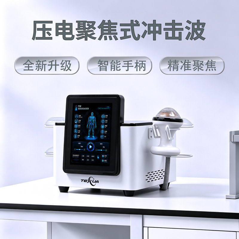 Piezoelectric Focused Shock Wave Extracorporeal Pneumatic Ballistic Massage Instrument for Strain Recovery, Fascial Pain Physiotherapy Machine Piezoelectric Focused Shock Wave Extracorporeal Pneumatic Ballistic Massage Instrument for Strain Recovery, Fascial Pain Physiotherapy Machine