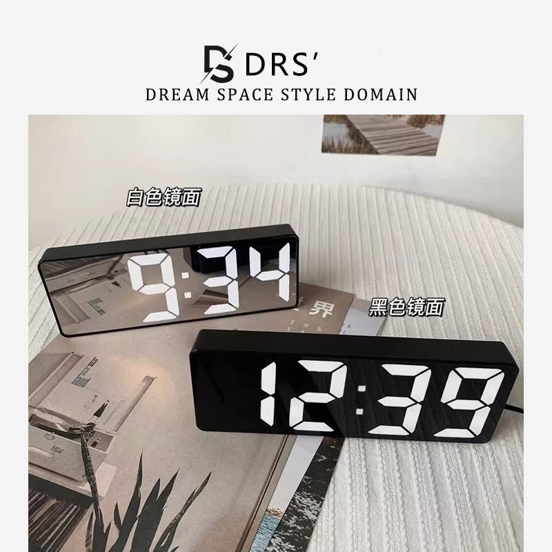 ins Clock Desktop Timepiece Timetable Table Decoration Ornament Led Digital Projection Display Electronic Alarm Clock Wake-Up ins Clock Desktop Timepiece Timetable Table Decoration Ornament Led Digital Projection Display Electronic Alarm Clock Wake-Up