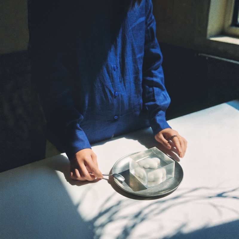 Olinen Linen｜Limited Edition【Capri Island Blue】Capri Island Classic Collared Linen Shirt