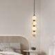 Marble Small Chandelier Hotel Villa Staircase Living Room Dining Room Bedroom Bedside Lamp Candied Fruit Round Ball Lighting Fixture