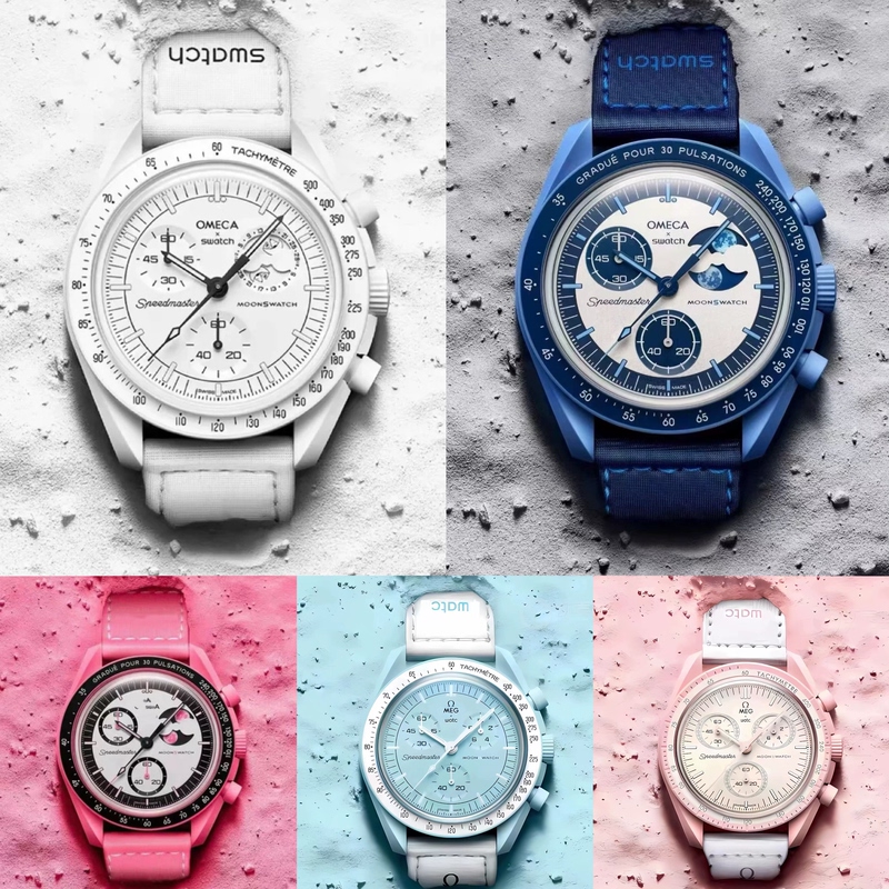 New Co-Branded Commemorative Edition Planet-Themed Bioceramic Snoopy Super Watch for Students, Men and Women, Couples, Quartz Watch