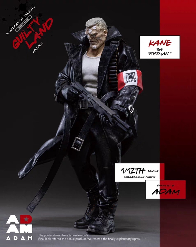 Adam Postman Kane City of Evil Movable 1/12 Scale Action Figure in Stock